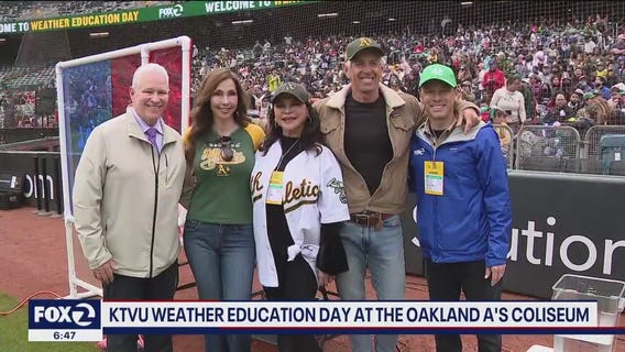 Weather education day at ballpark