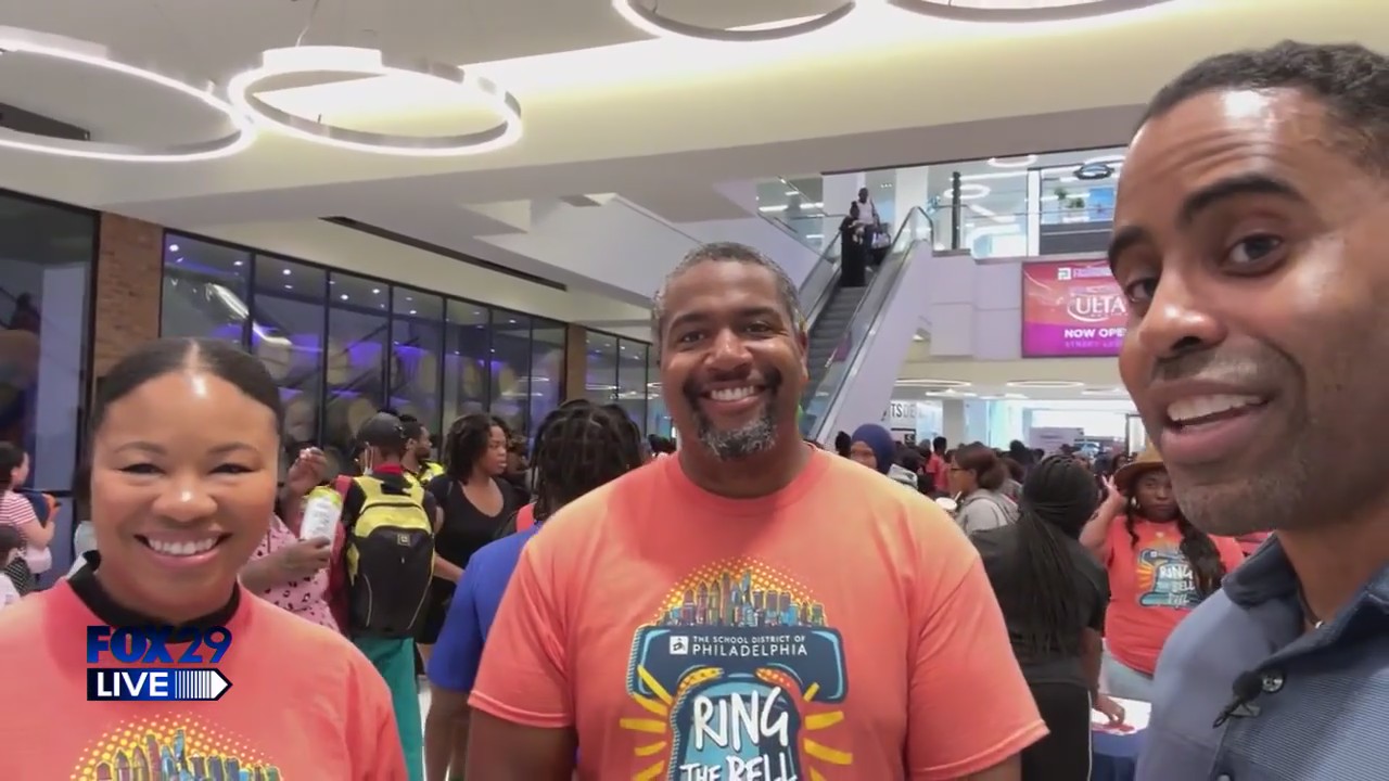 FOX 29 LIVE: Back to School Give-a-way event at the Fashion District