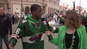 St. Paul Mayor Carter at St. Patrick's Day parade