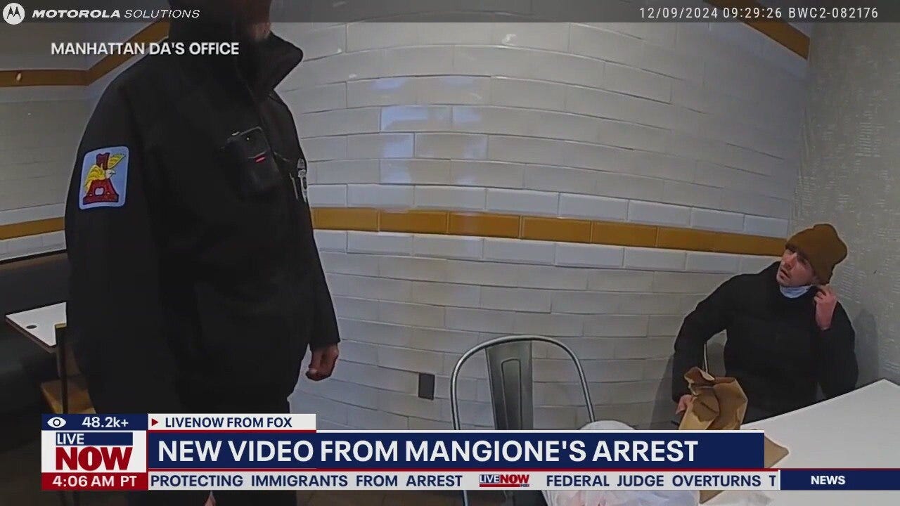 Luigi Mangione arrest footage released