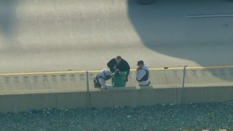 Person arrested after police chase on Dan Ryan