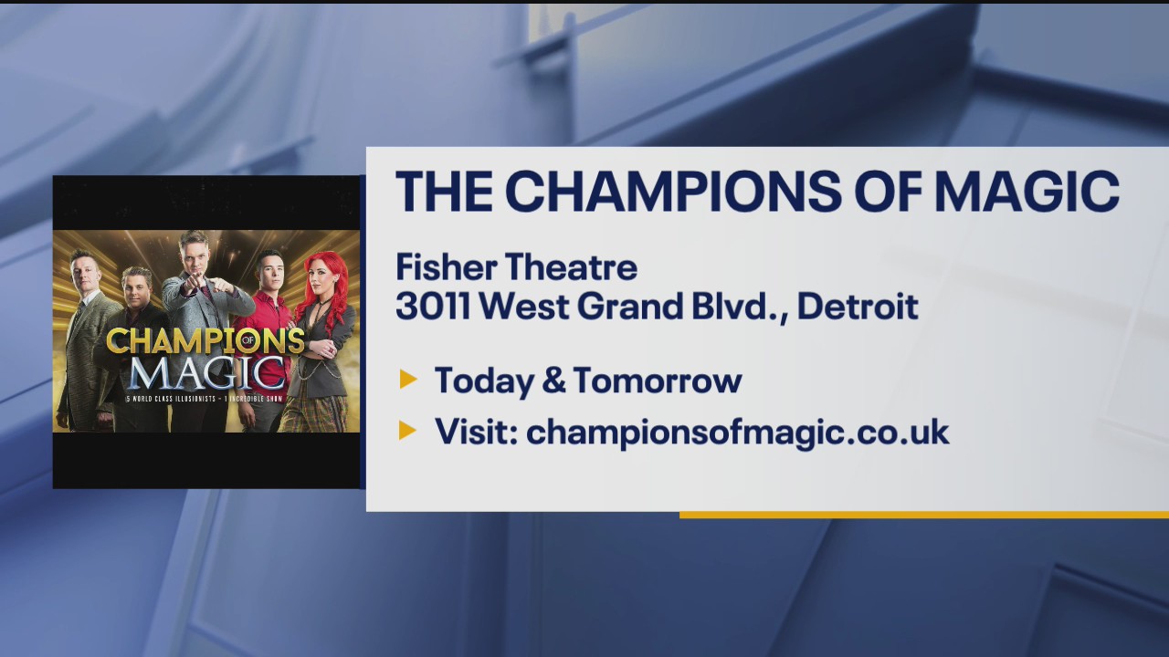 Champions Of Magic Show this Weekend at the Fisher Theatre
