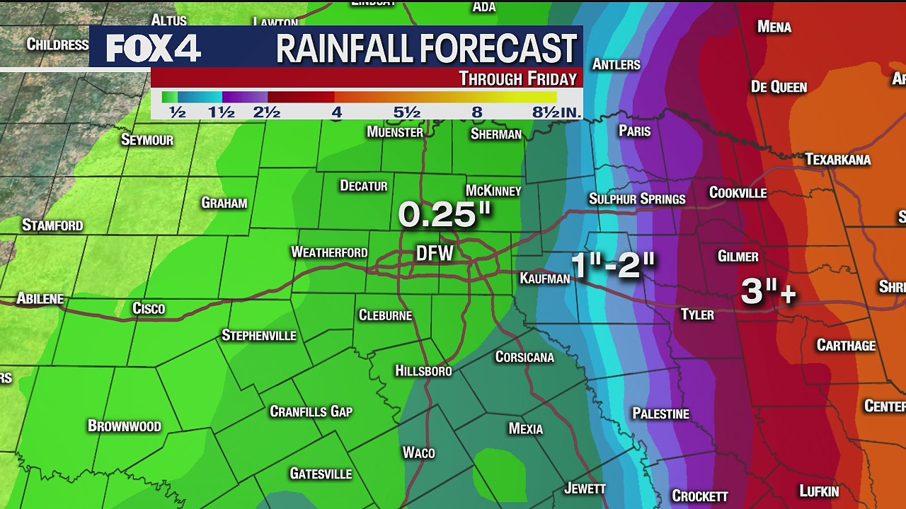 August 23rd Weather Forecast