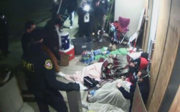 Justin Blake claims injury by restraint chair