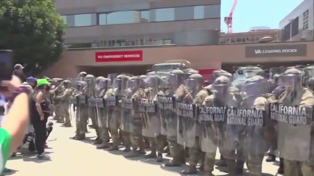 LAPD Chief reacts to National Guard decision