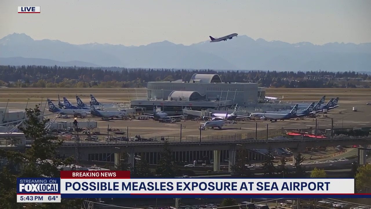 Possible measles exposure at Seattle, WA airport