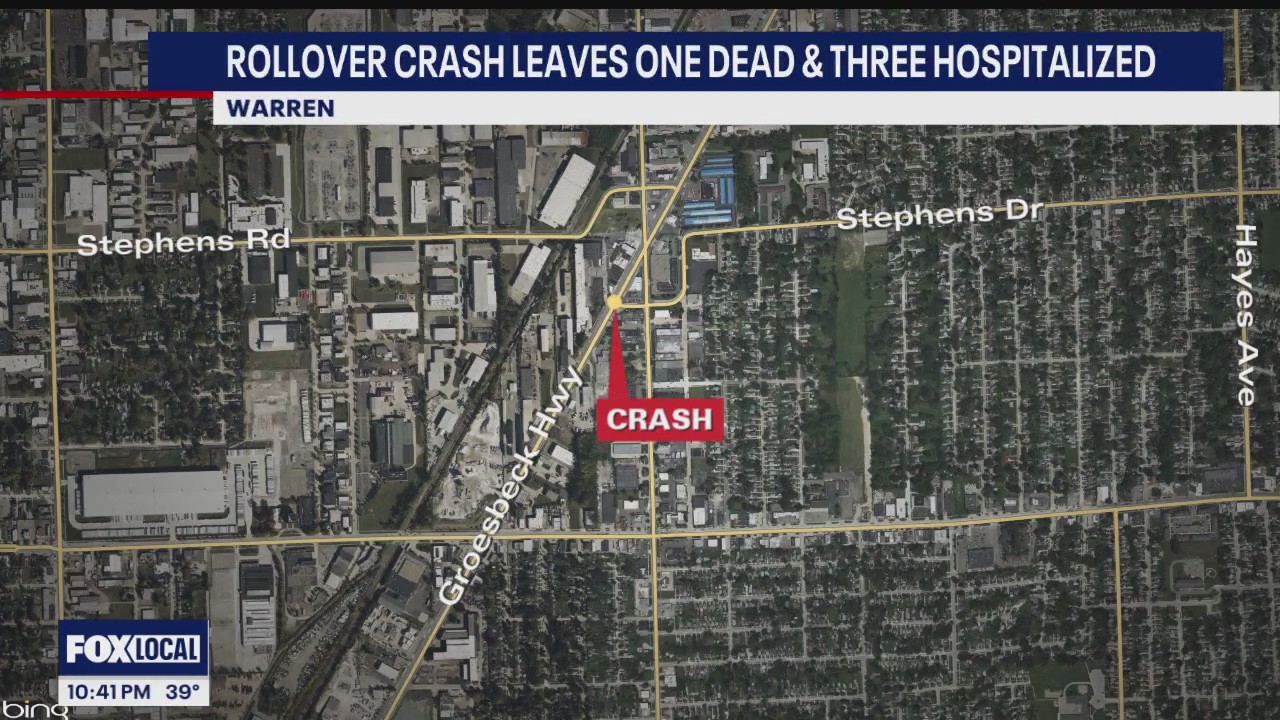 One dead in Warren rollover crash