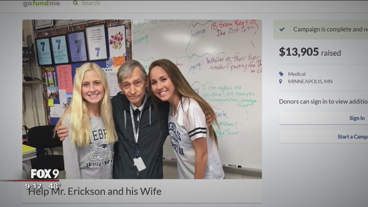Students raise money to help substitute teacher's wife with medical bills