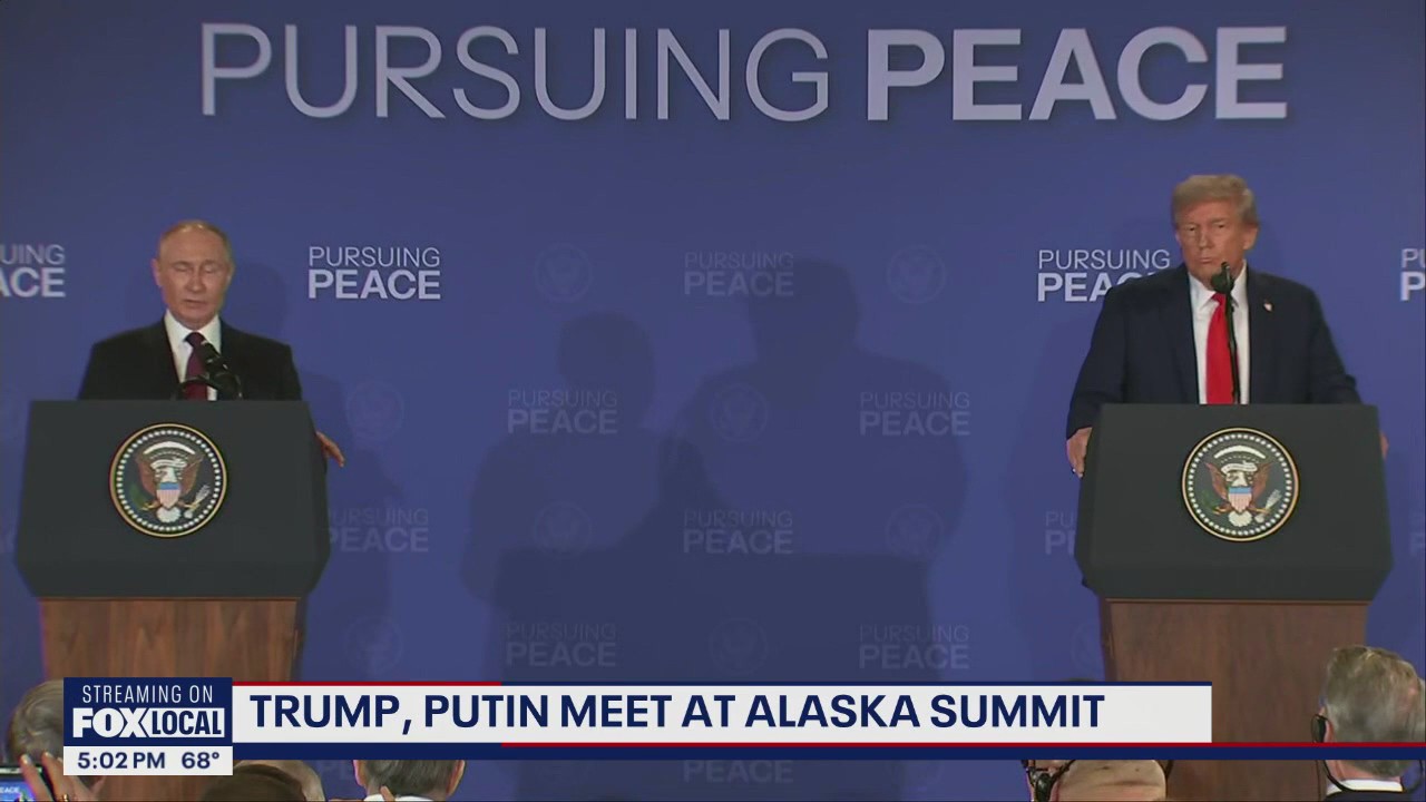 Trump, Putin meet in high-stakes Alaska summit