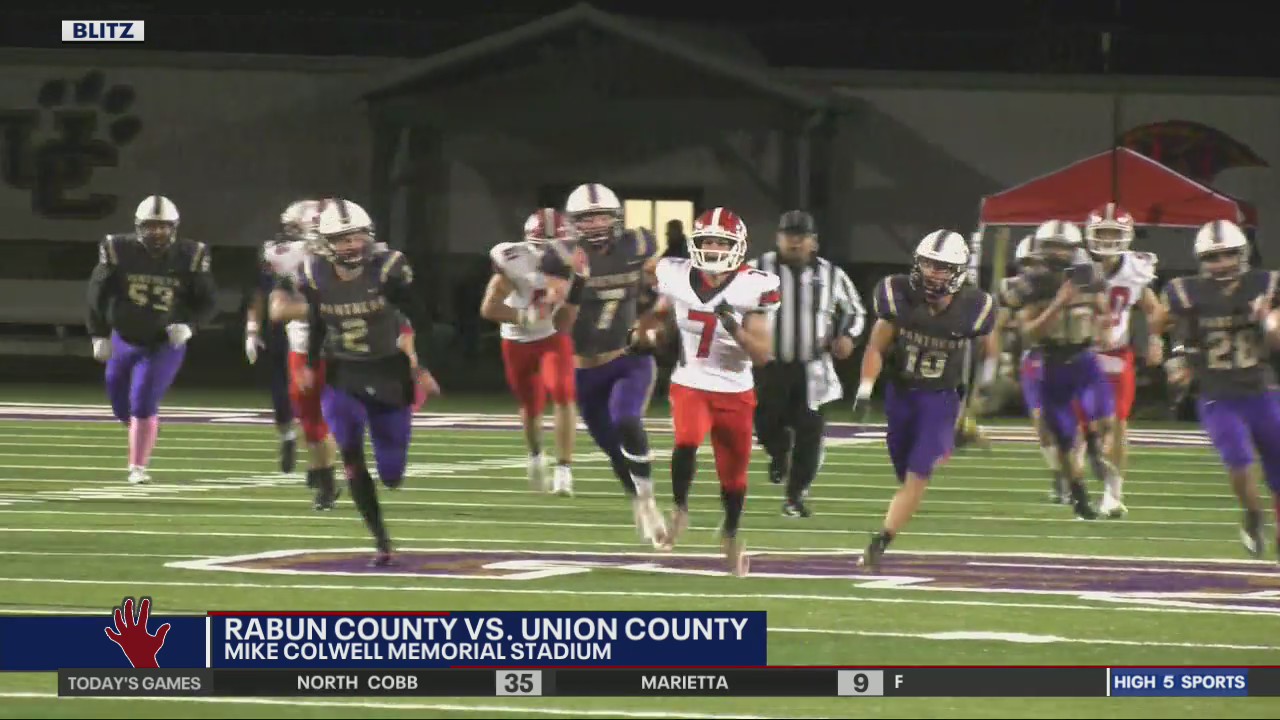 Rabun County vs. Union County