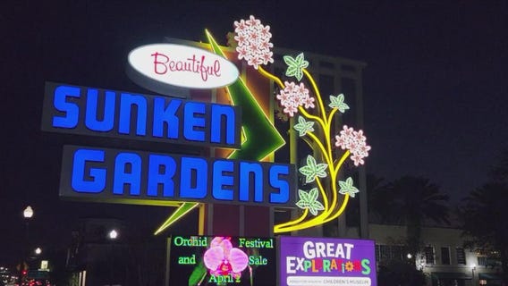 New sign at Sunken Gardens still captures the nostalgia of yesteryear