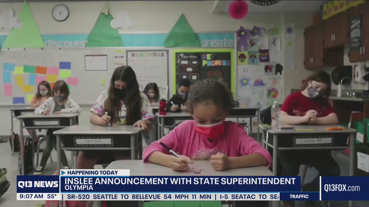 Gov. Inslee to make announcement with state superintendent