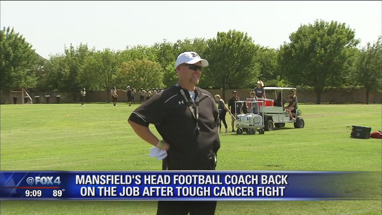 Mansfield HS coach prepares for new football season after battling cancer