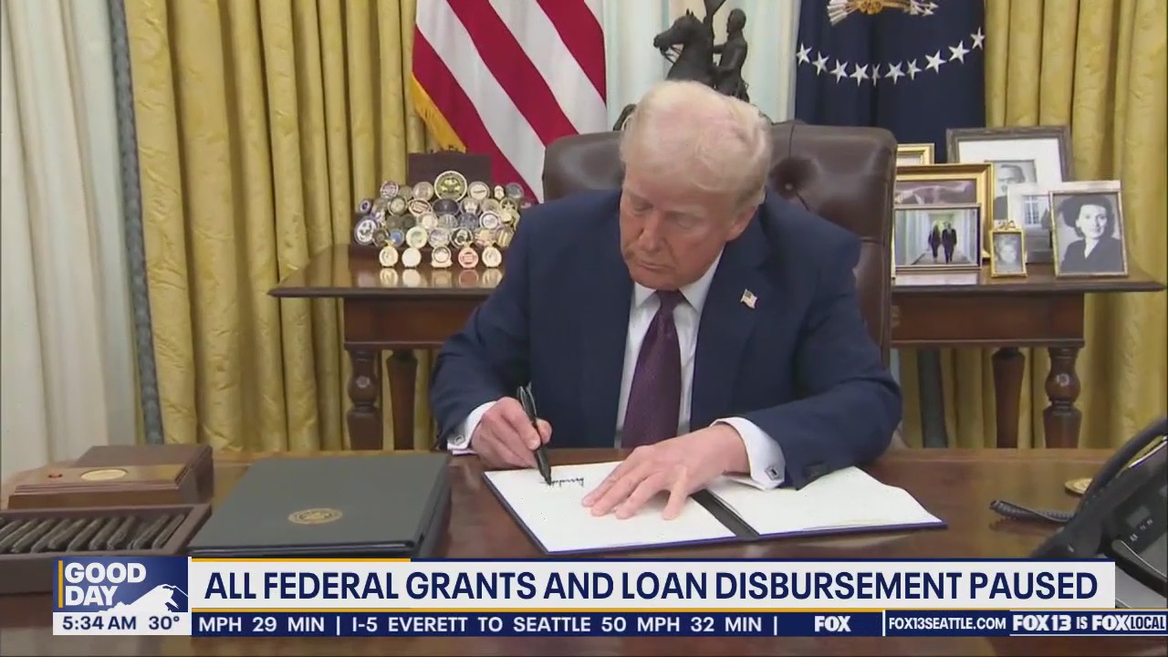 All federal grants, loan disbursement paused
