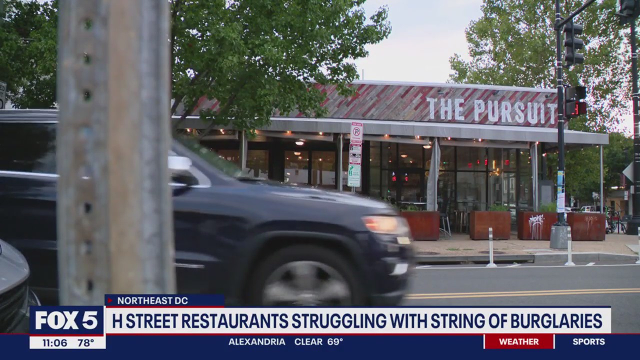H Street restaurants struggling with string of burglaries | FOX 5 DC