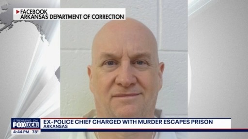 Police chief charged with murder escapes Arkansas prison