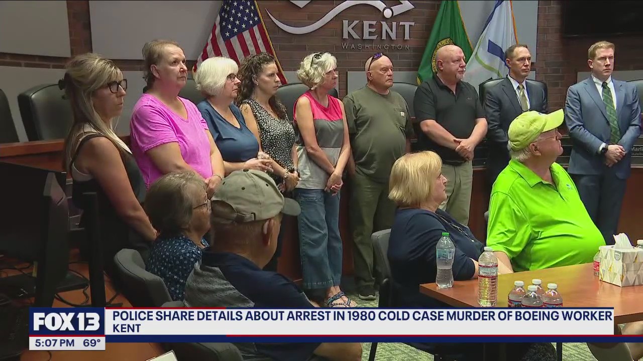 Kent PD shares details about arrest in 1980 cold case murder | FOX 13 ...