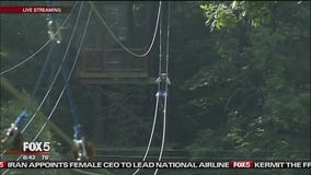 Zipline Across The Bronx River