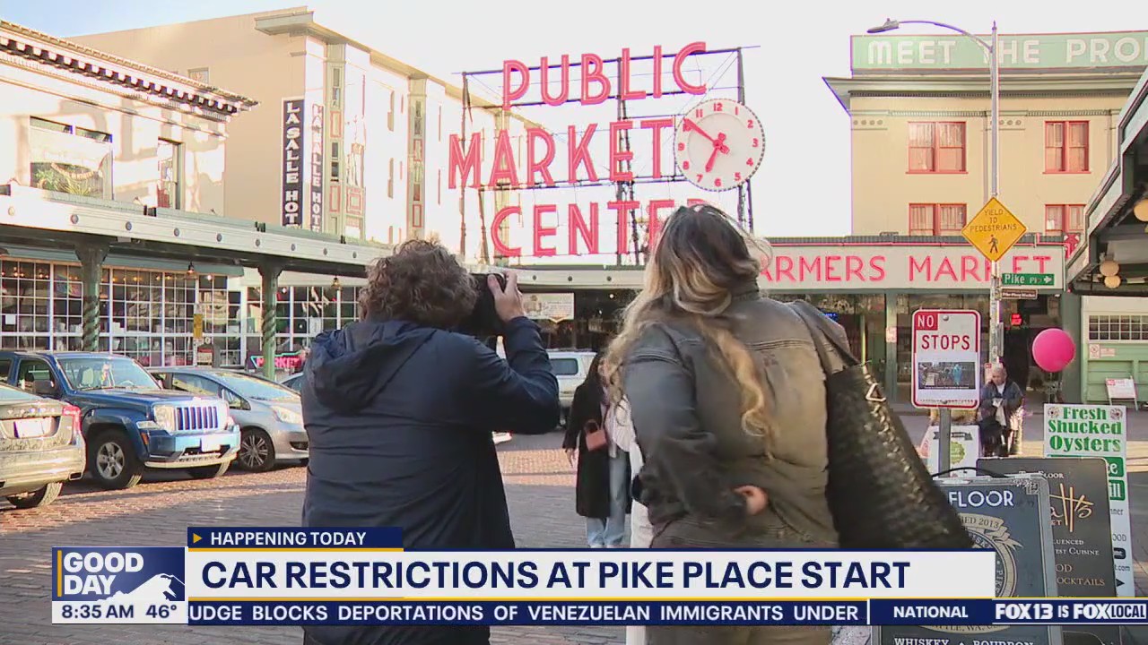 Here is why you can't park or drive-thru Pike Place Market starting today