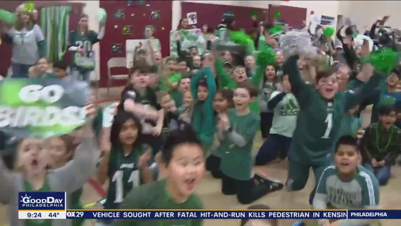 Over 500 students cheer on the Eagles at Bethel Springs Elementary School