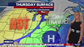 DC weather: Chance of PM showers and thunderstorms