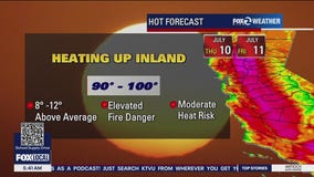 Heating up inland