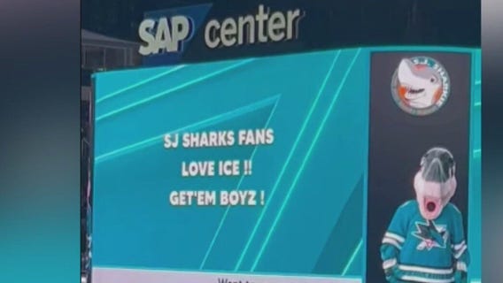 Sharks apologize for ICE message displayed during Hispanic Heritage Night