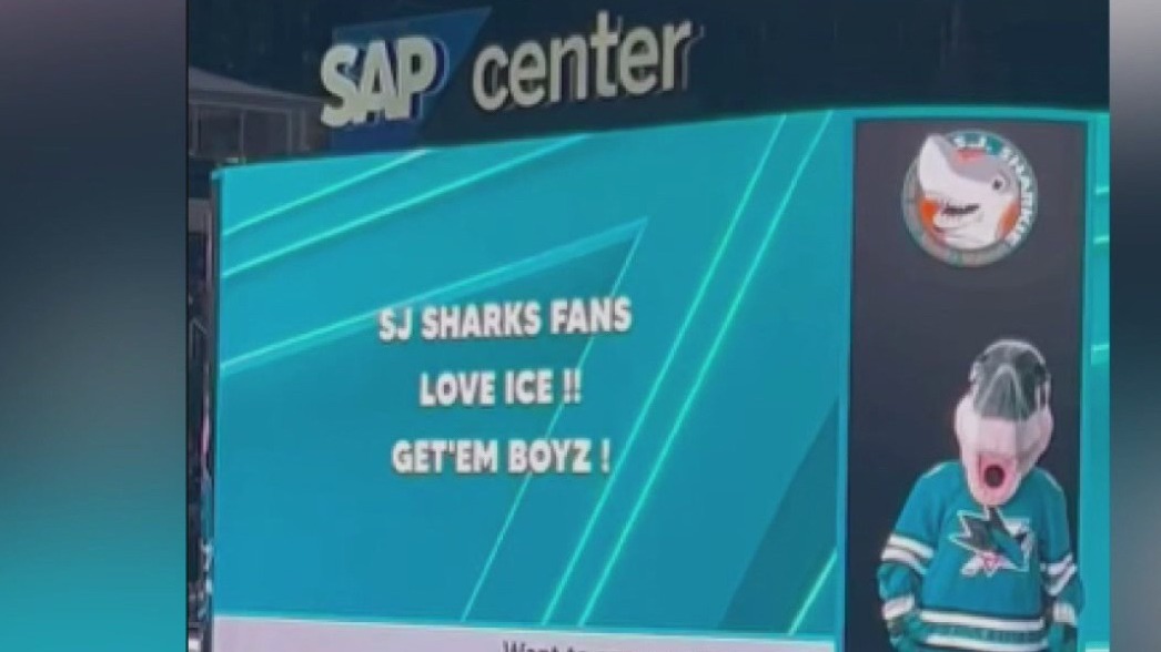 Sharks apologize for ICE message displayed during Hispanic Heritage Night