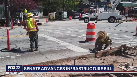 Senate advances infrastructure bill