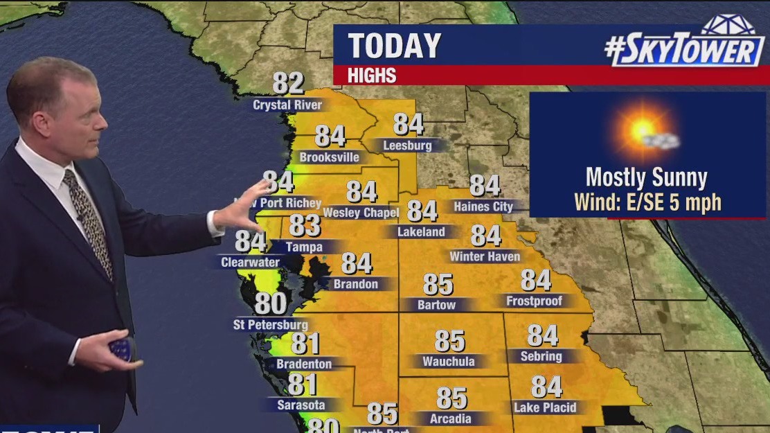 Tampa weather | Friday forecast