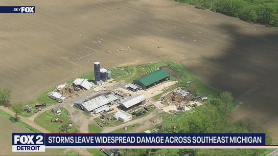 Trail of damage left in wake of late Thursday night storms