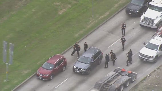 Police chase in Houston area
