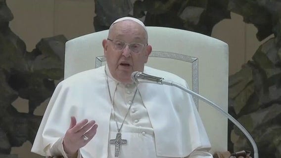 Pope Francis shares message while hospitalized