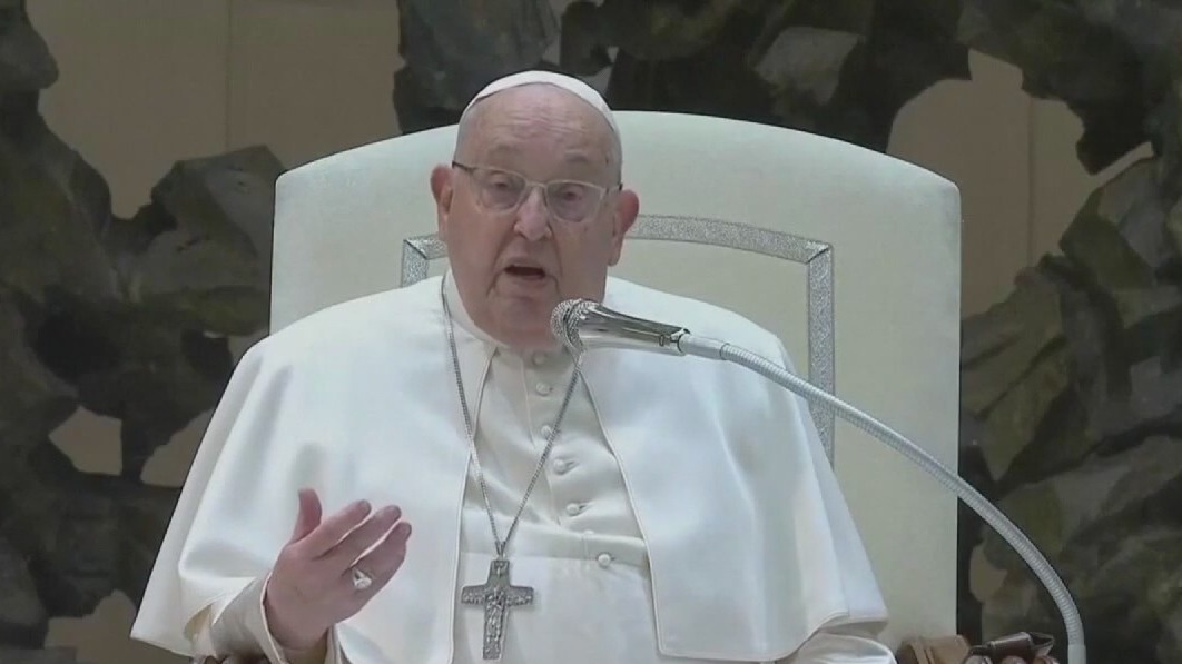 Pope Francis shares message while hospitalized