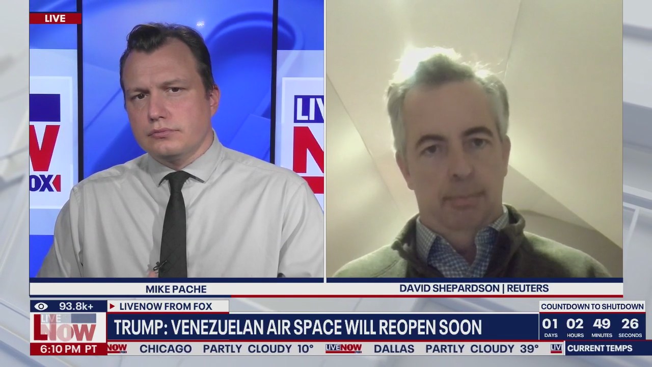 Trump says he's reopening Venezuelan air space