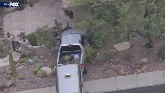 Truck crashes into Anthem home