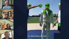 Brandon Aubrey on being slimed | DZTV