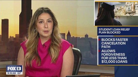 Biden's student loan relief plan blocked