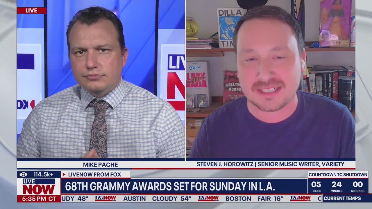 68th Grammy Awards set for Sunday in L.A.