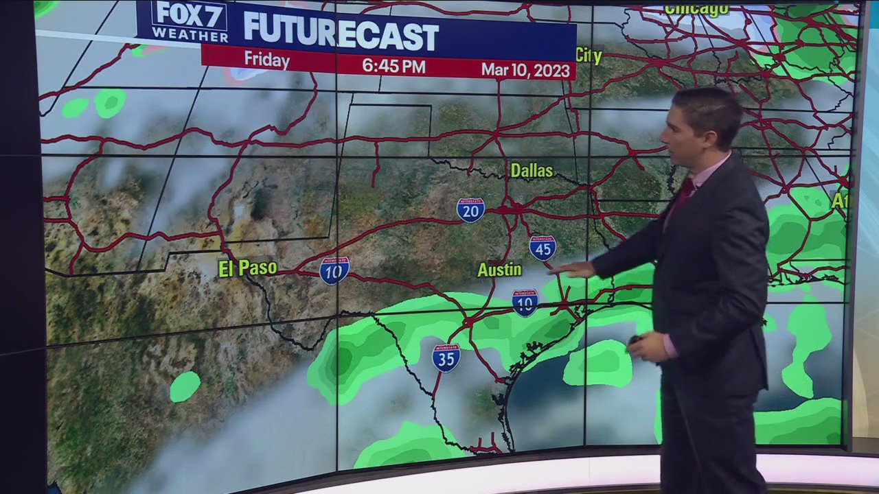 Central Texas weather: Warm week with a couple of chances of rain