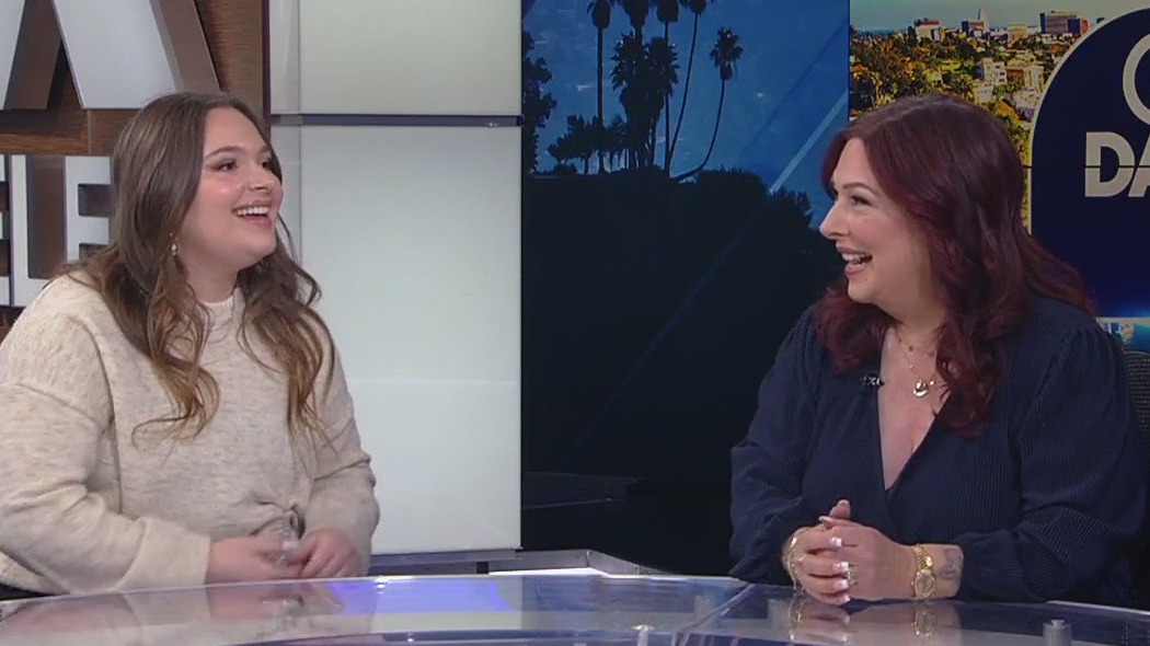Carnie Wilson and daughter Lola visit Good Day LA