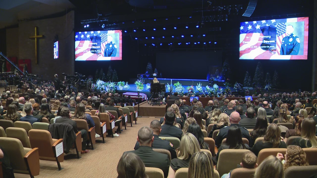 Greenville Officer Cooper Dawson's Funeral | FULL SERVICE