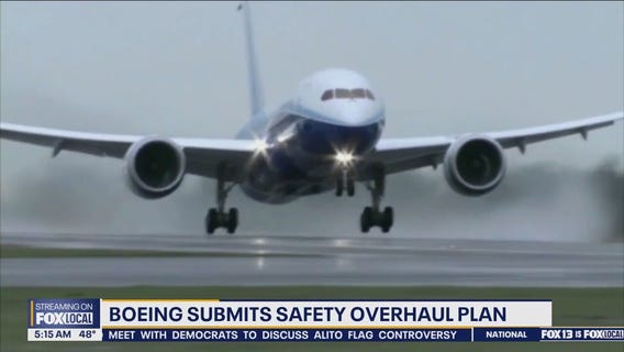Boeing submits safety overhaul plan
