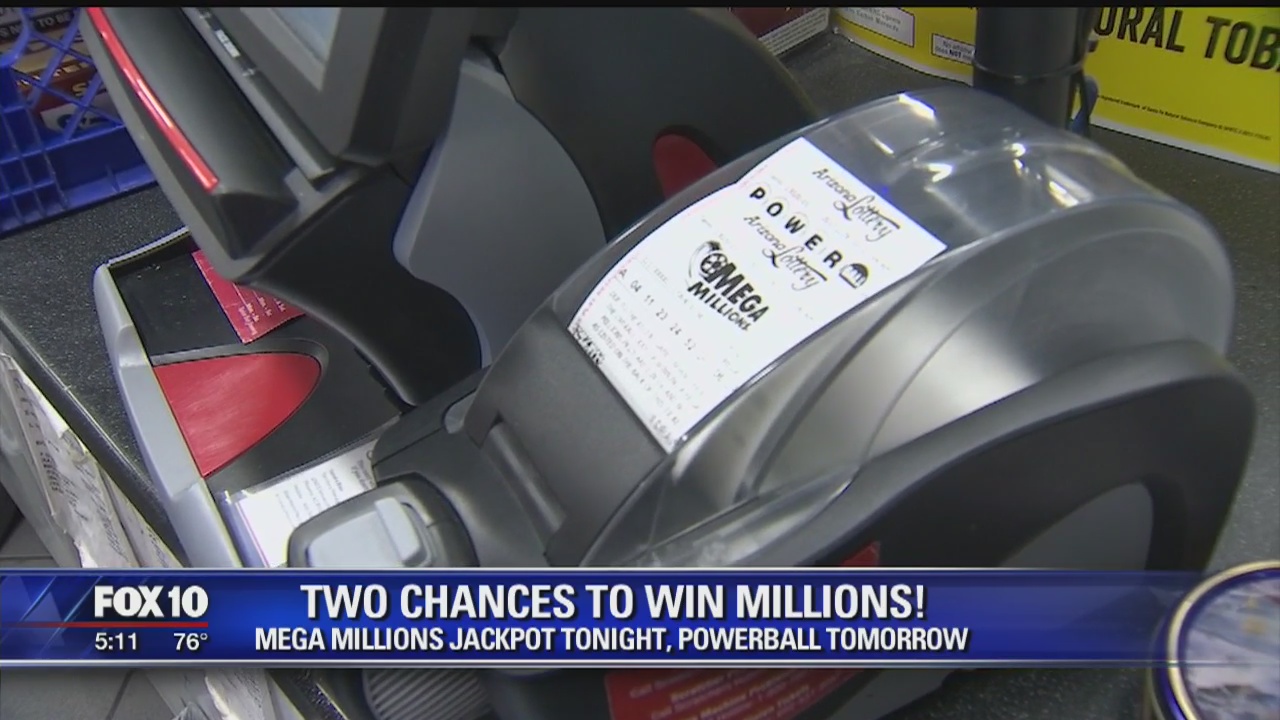 Millions up for grabs in Mega Millions, Powerball drawings