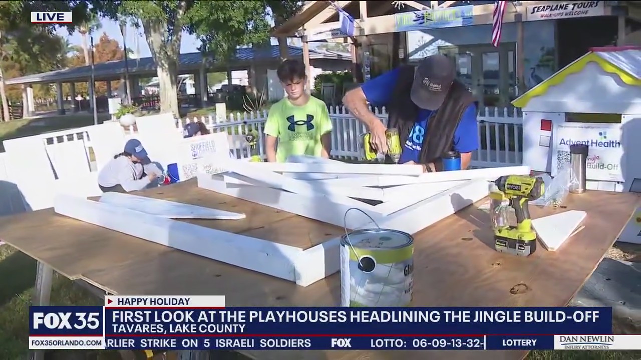 First look at playhouses headlining Jingle Build-Off