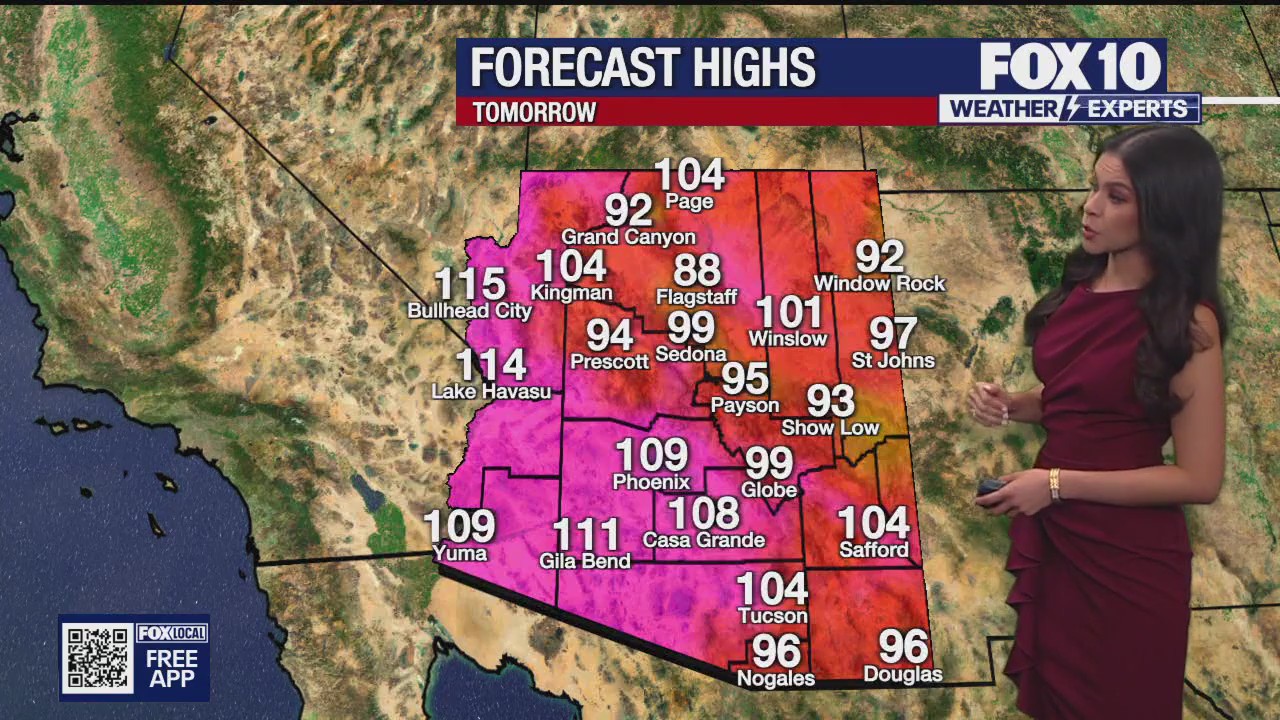 5 p.m. Weather Forecast - 7/12/25