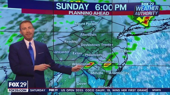 Weather Authority: 10 p.m. Saturday forecast