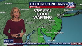Weather Authority: Monday coastal flood warning & future forecast