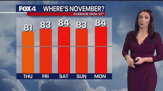 Dallas weather: Nov. 13 morning forecast