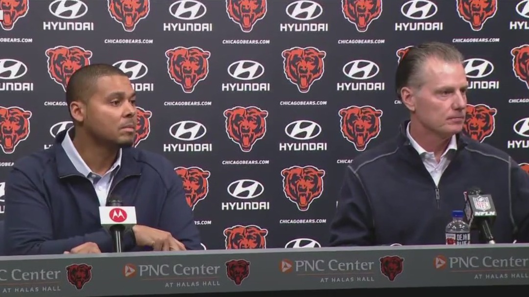 Bears GM Ryan Poles, head coach Matt Eberflus discuss Fields' future, staffing changes